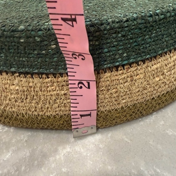 Set of 3 Nested Raffia Baskets w/ Lid NWOT - Picture 8 of 9